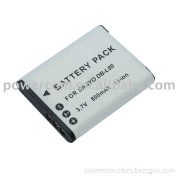 For camera battery DB-L80